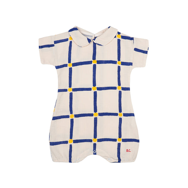 Cube All Over Woven Playsuit