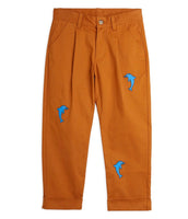 DOLPHINS EMBROIDED CHINOS