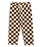 CHESS CHECK TERRY TROUSERS