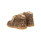 STARTER BOOT WITH LACES, LEOPARD